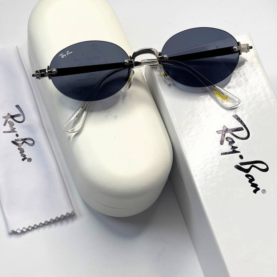 Ray-Ban 3929 rocky oval silver black