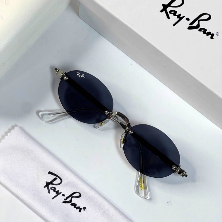 Ray-Ban 3929 rocky oval silver black