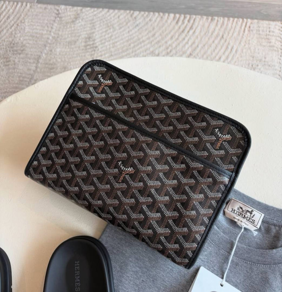 Goyard Jouvence MM Black Utility Bag With Original Box Packaging