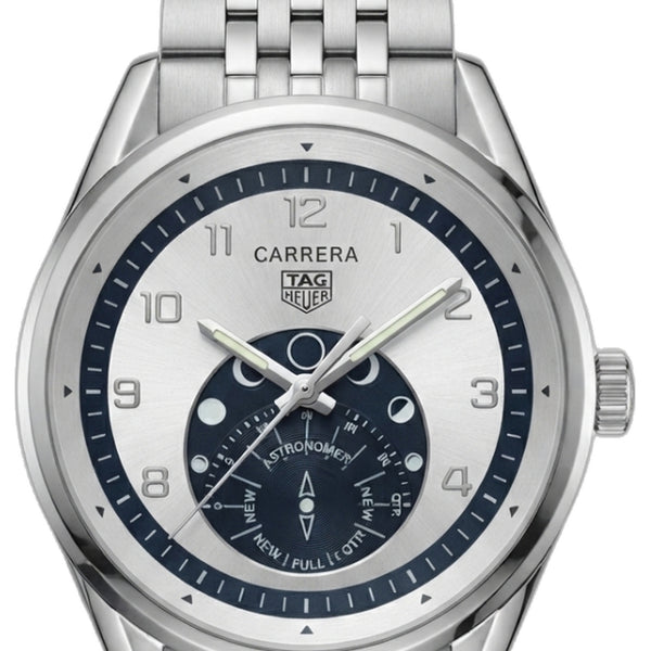 Tag heuee_r Carrera Astronomer Silver Black Dial