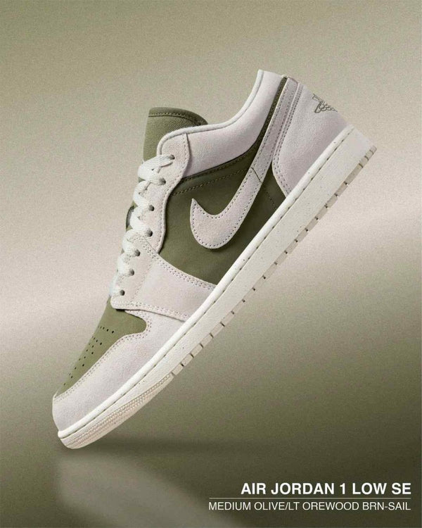 Nike Air Jordan1 Low Medium Olive