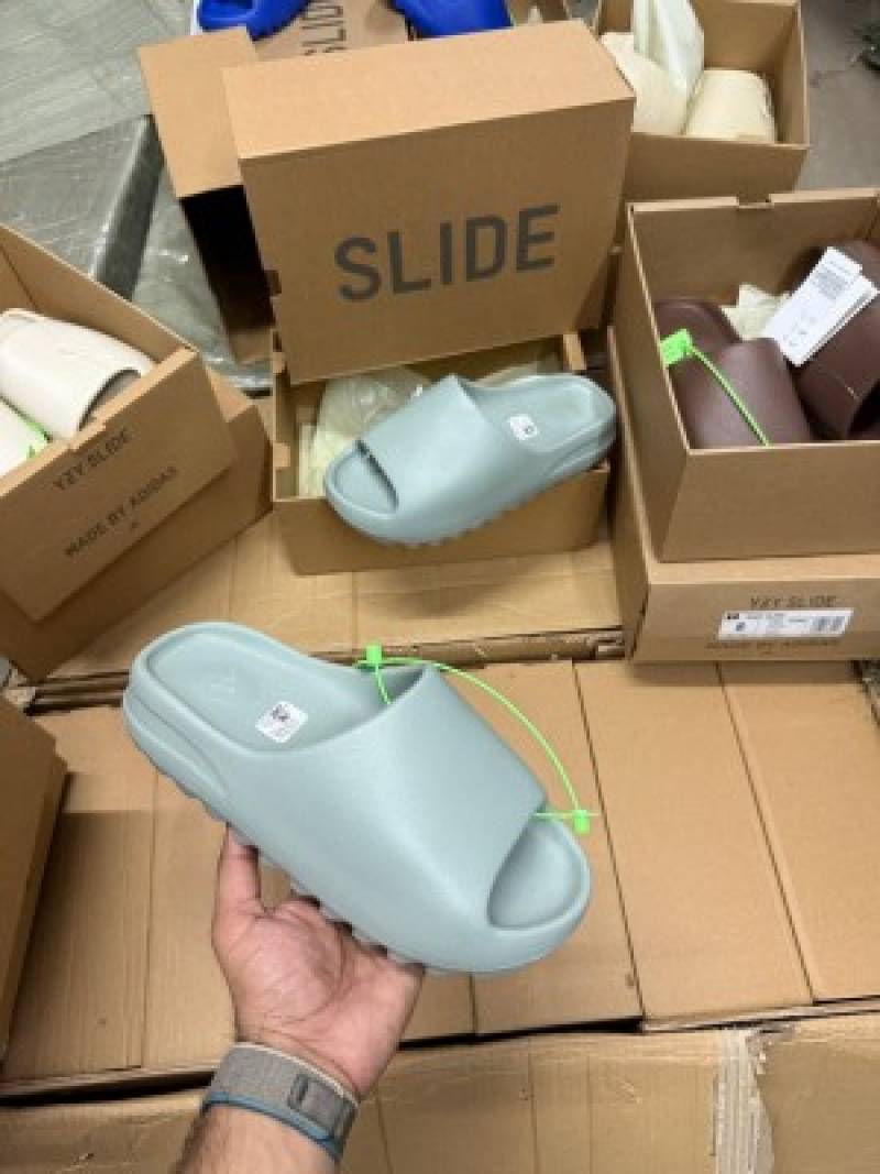 Adidaaass Yeezy Slide YZY OG Box ID5480 salt Fixed