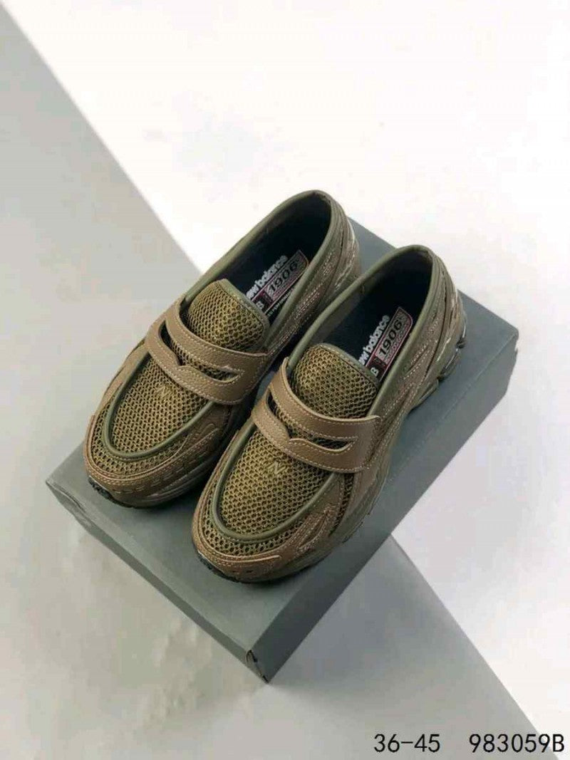 New Balencee_1906L_ Loafers_Khaki_Olive_Green