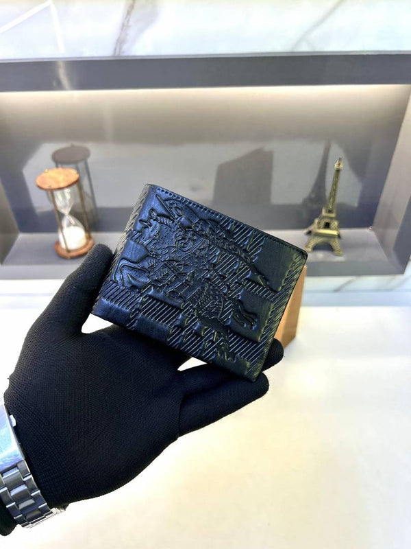 Burberry Black Premium Quality Wallet