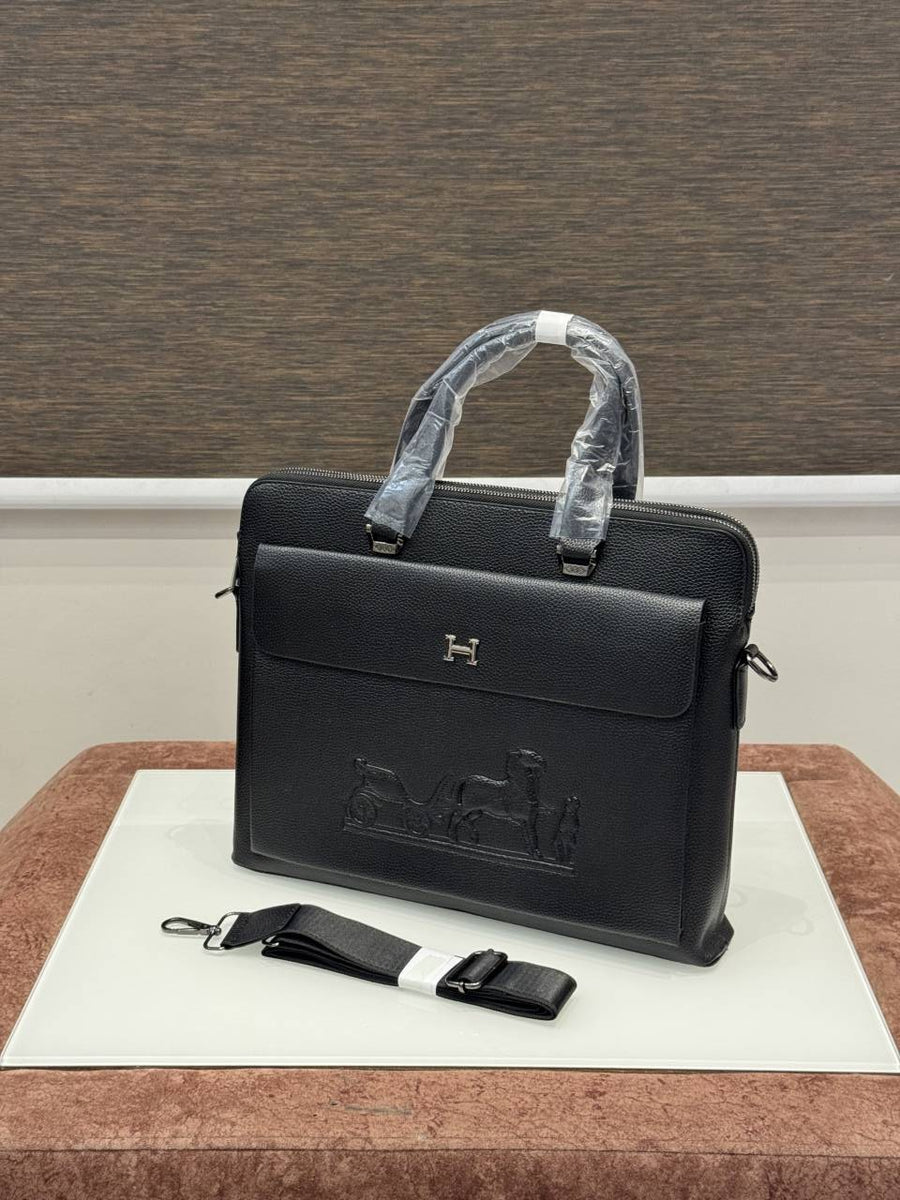 Hermes Premium Laptop Bag X Office Bag HM1977-5 Black