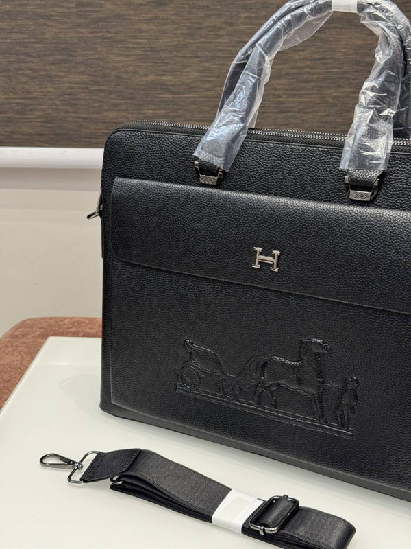 Hermes Premium Laptop Bag X Office Bag HM1977-5 Black