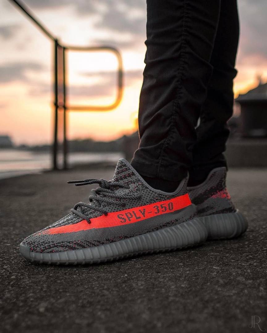 Adidas Yeezy Boost 350 V2 Beluga Grey Orange Full Accessories SEMI UA