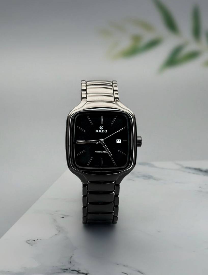 Rado True Square Quartz Full Black - J1603
