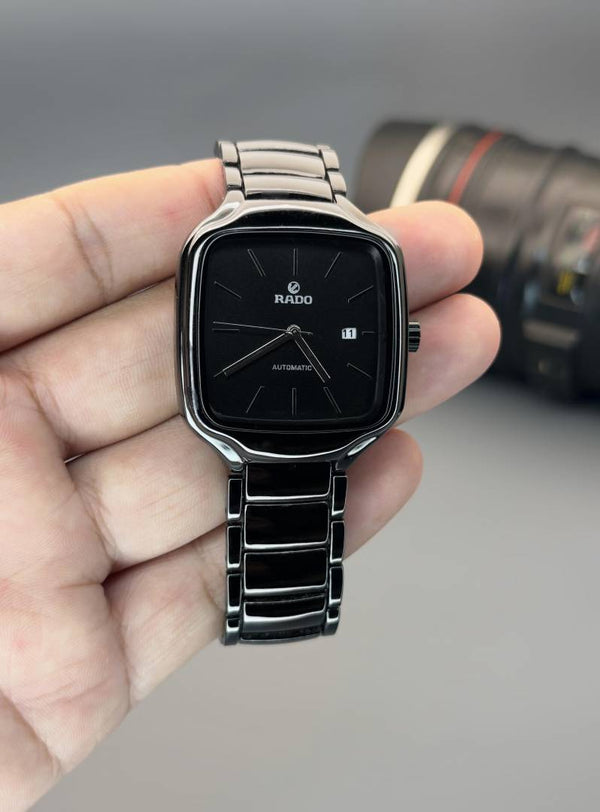 Rado True Square Quartz Full Black - J1603