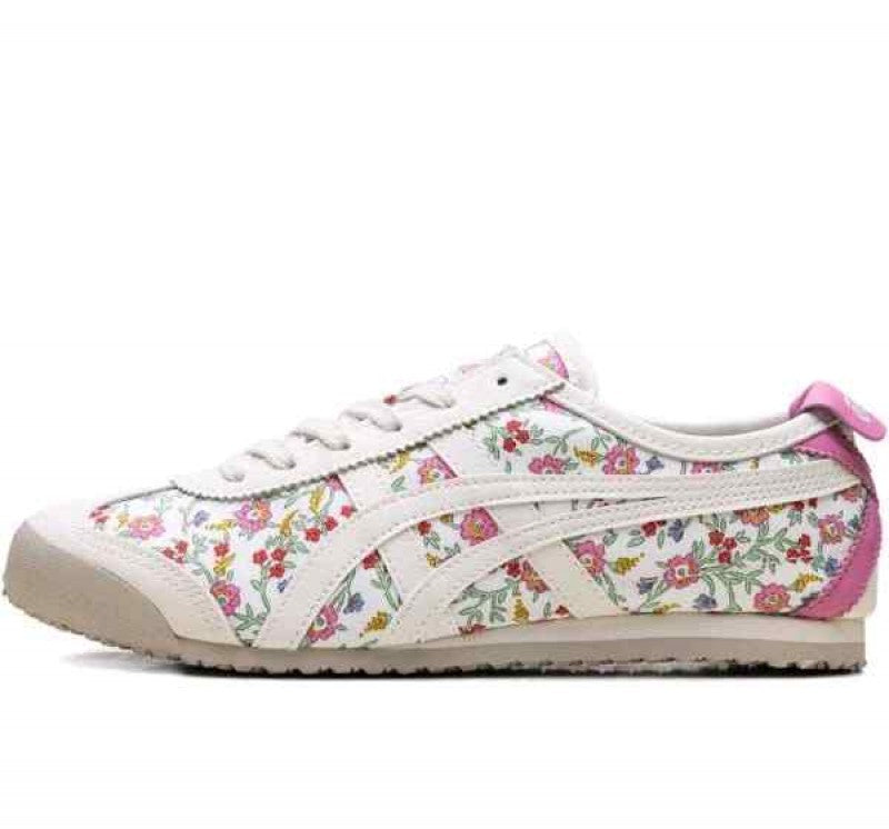 Onitsuka Tiger Mexico 66 Cream Pink Floral