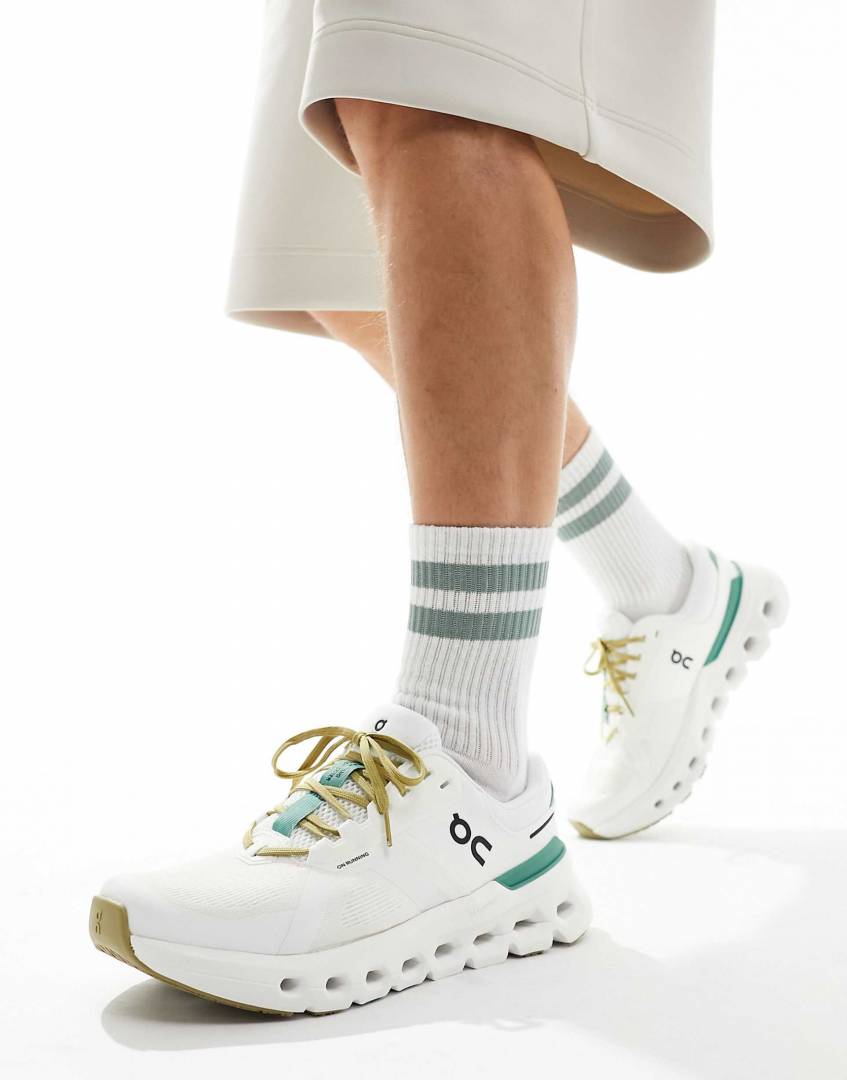 On Cloud Runner 2 Undyed White Green