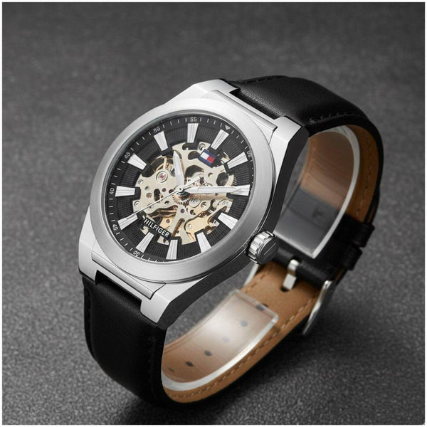 Tommy Hilfigar Automatic Skeleton Leather