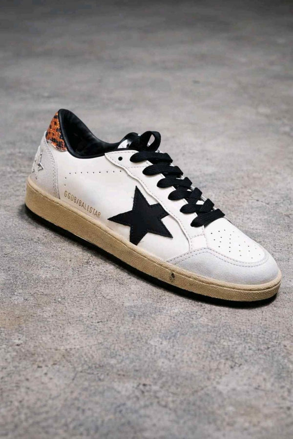 Golden Goose Ball Star White Black Star 5092