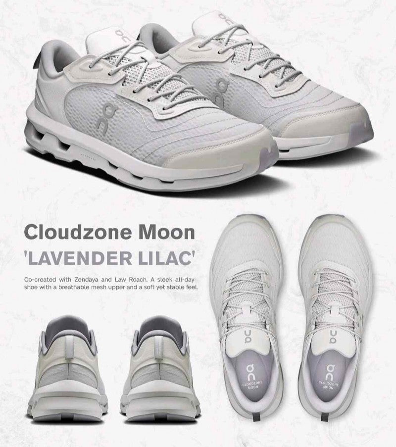 On cloud Running Cloudzone Moon Lavender Lilac