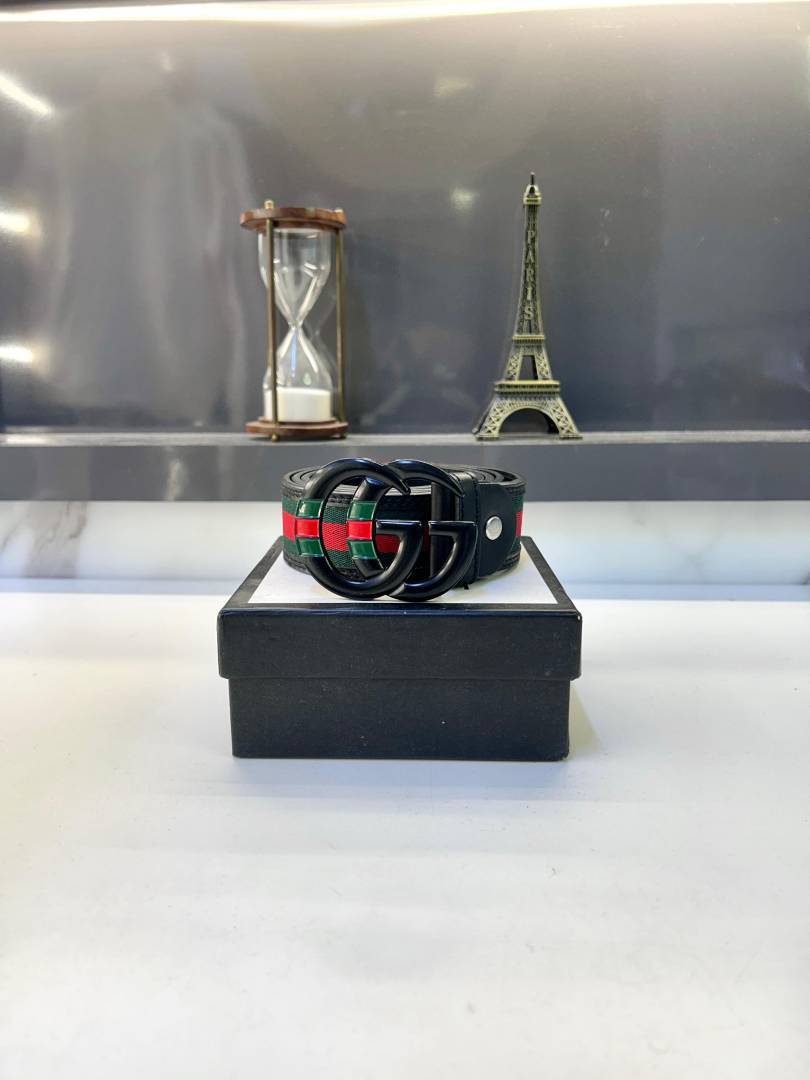 Gucci Black Red New Belt Fa 497