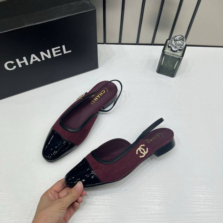 Chanel_Slingbacks_Burgundy_Suede_Patent_Black_Leather_Cap_Toe_With_OG_Box_Dust_Cover_Card_Wine_1760-5
