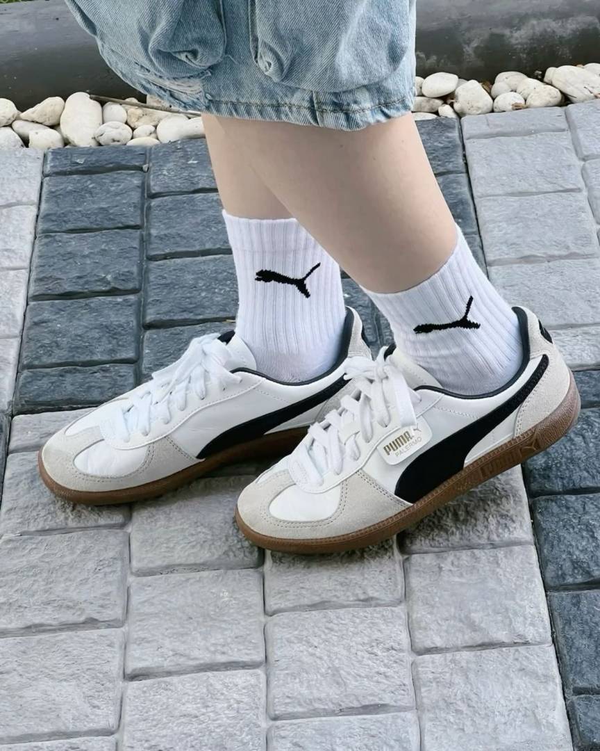 Puma PALERMO WHITE VAPOR GREY GUM
