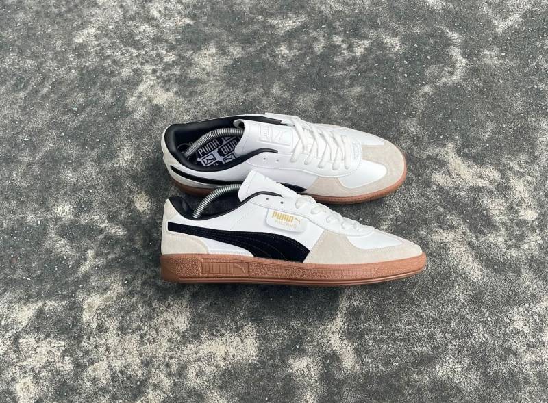 Puma PALERMO WHITE VAPOR GREY GUM
