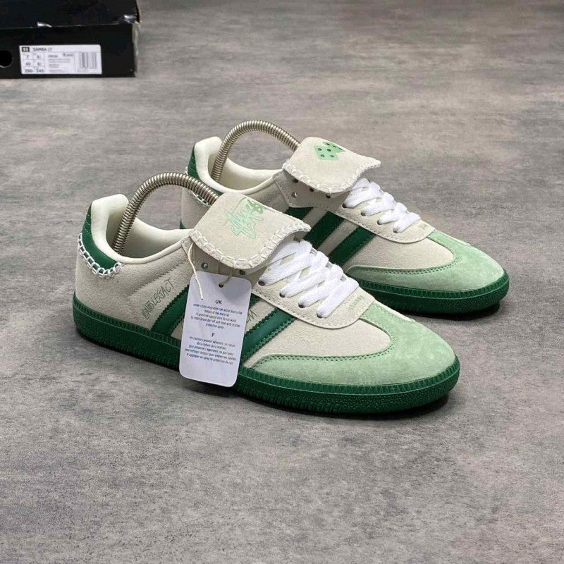 Adidas SAMBA X STUSSY WHITE_GREEN 2064
