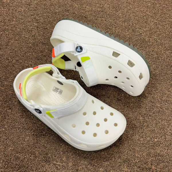 Crocs Classic Hiker Clogs White