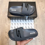 Skechers Hyper Burst Soft Premium Grey Black Flip Flop