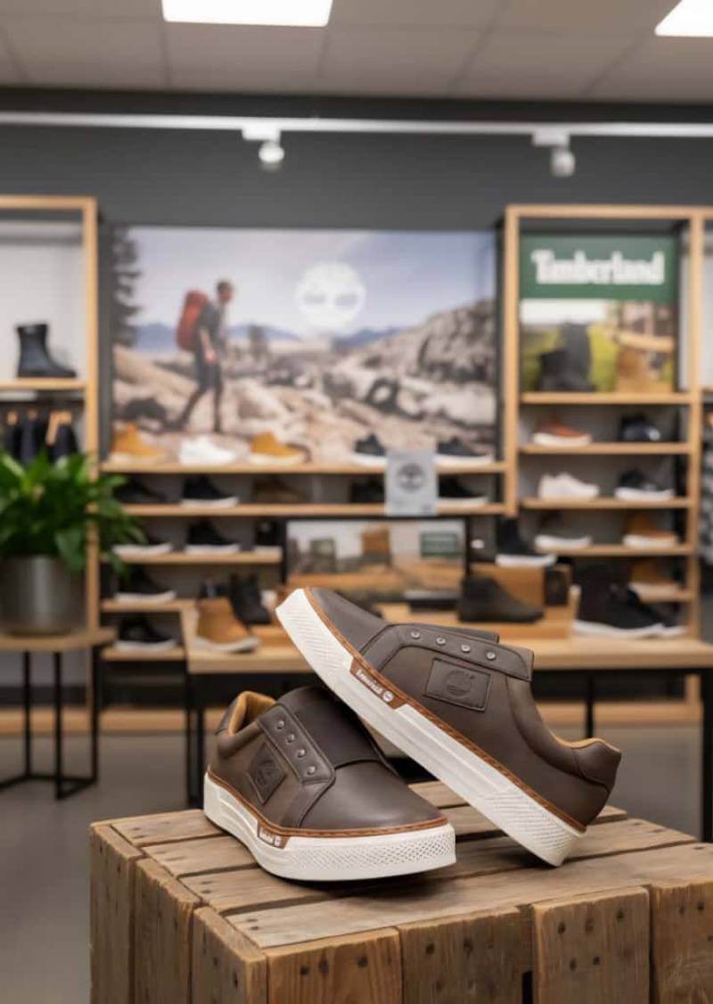 Timberlan.d Casual leather Sneaker Dark Brown