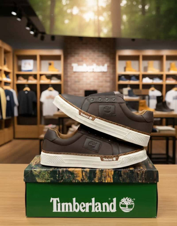 Timberlan.d Casual leather Sneaker Dark Brown