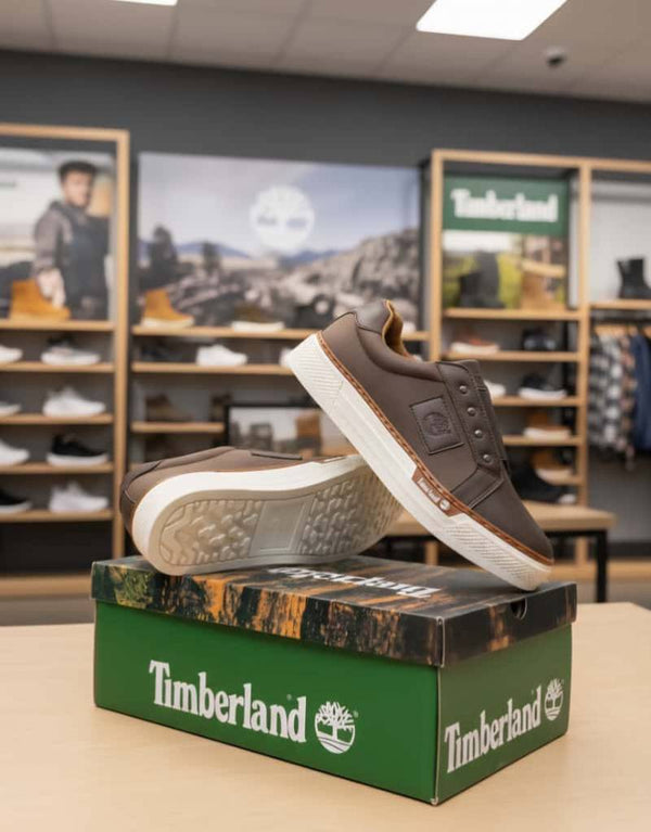 Timberlan.d Casual leather Sneaker Dark Brown