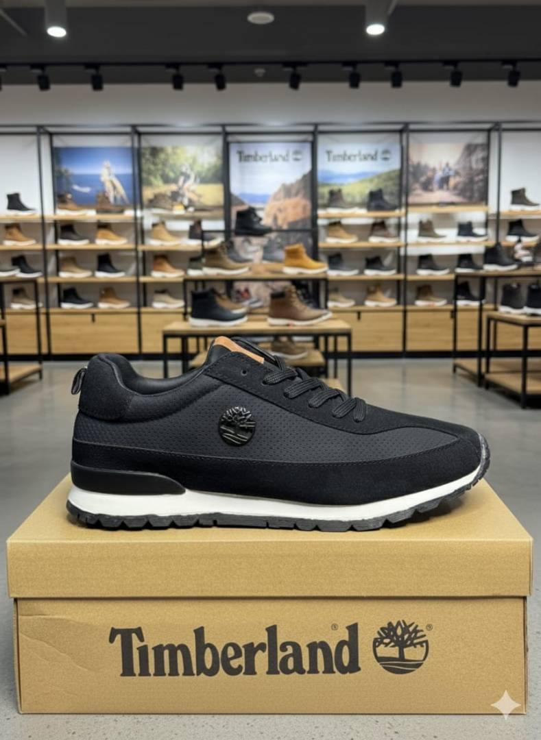 TIMBERLAN.D BLACK WHITE LOW CASUAL SNEAKER
