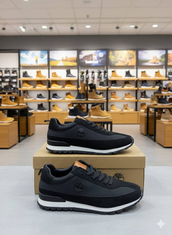 TIMBERLAN.D BLACK WHITE LOW CASUAL SNEAKER
