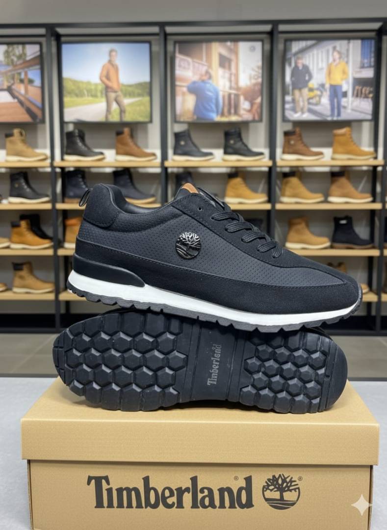 TIMBERLAN.D BLACK WHITE LOW CASUAL SNEAKER
