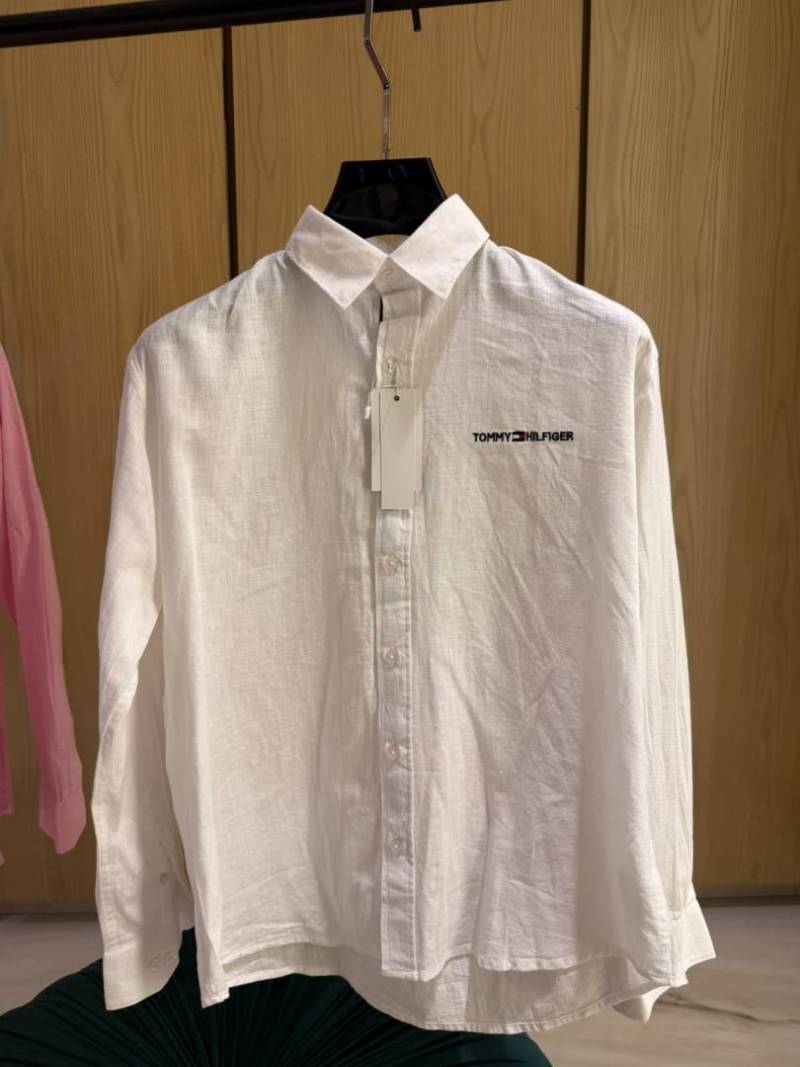 Tommy IMPORTED STORE ARTICLE SHIRT LINEN FABRIC