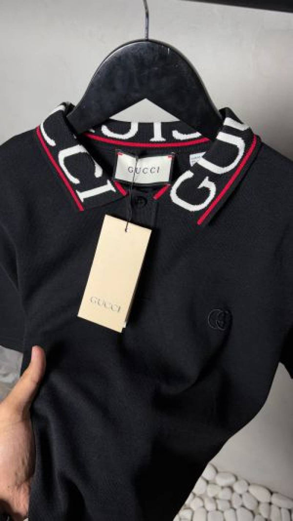 Gucci_ Premium Imported Knit Polo T-Shirt 1565