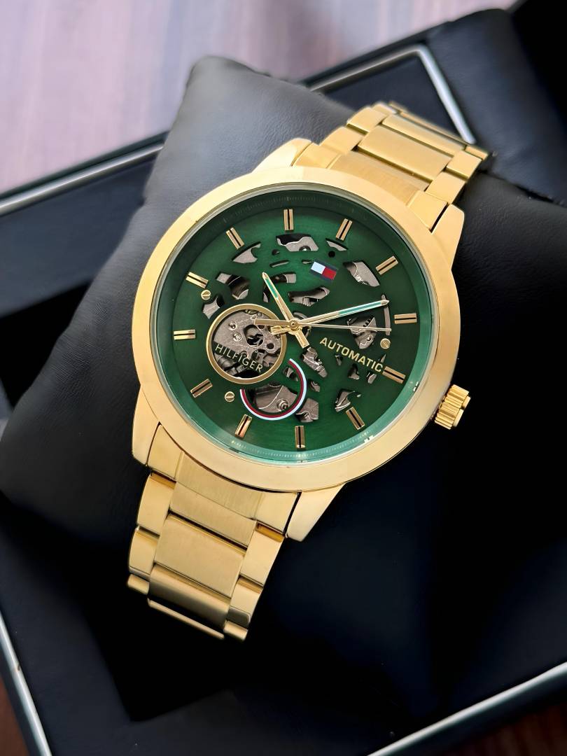 Tommy Hilfigar skeleton automatic