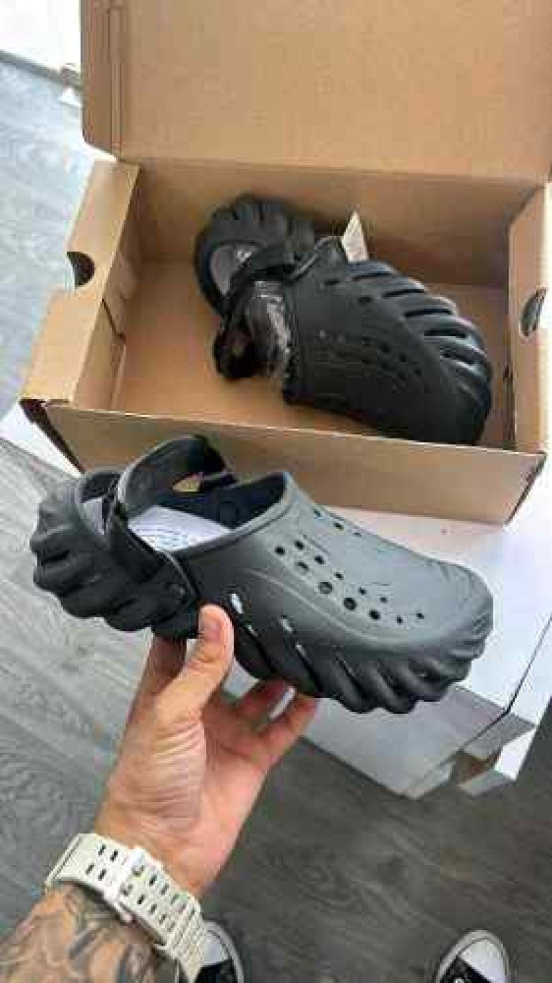 Crocs Echo clog Poplogo full black