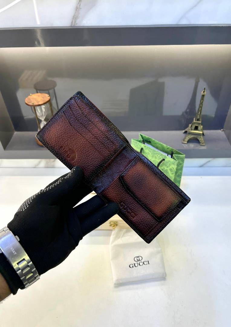Gucci Brown Ten Premium Quality Wallet Fa 767