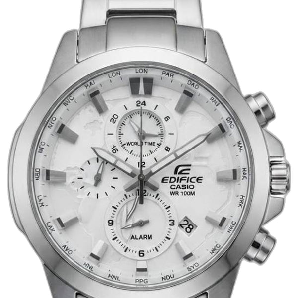 Casio Edifice EFR-303D Silver white Dial