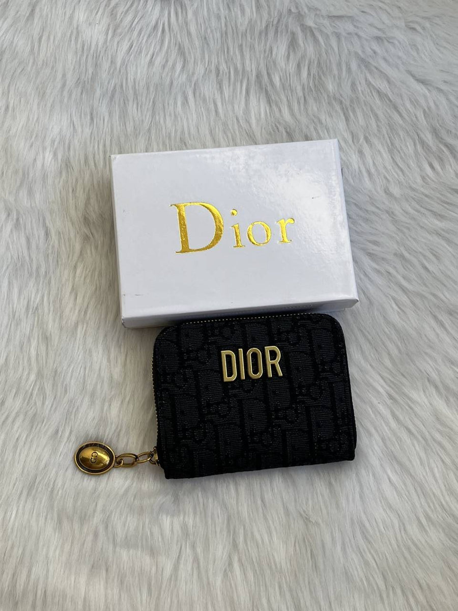 Dior_105_Black_Mini_Zippy_Wallet_With_OriginalBox