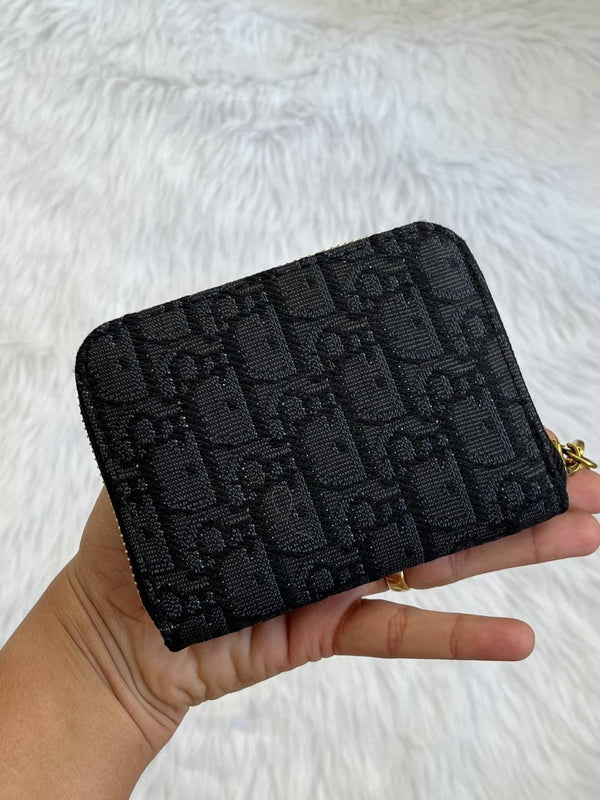 Dior_105_Black_Mini_Zippy_Wallet_With_OriginalBox