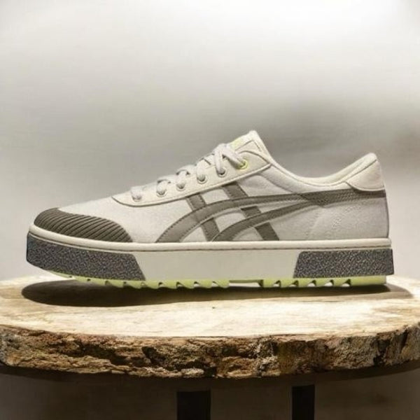 Asics court trail army green white