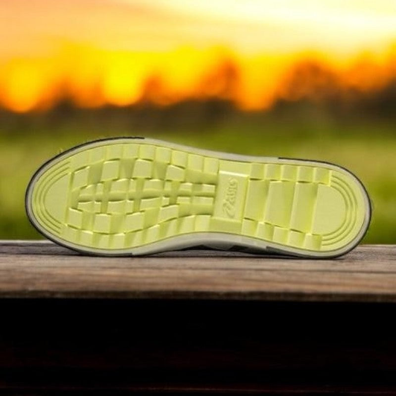 Asics court trail army green white