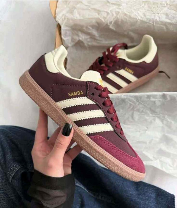 Adidas Samba og Maroon womens