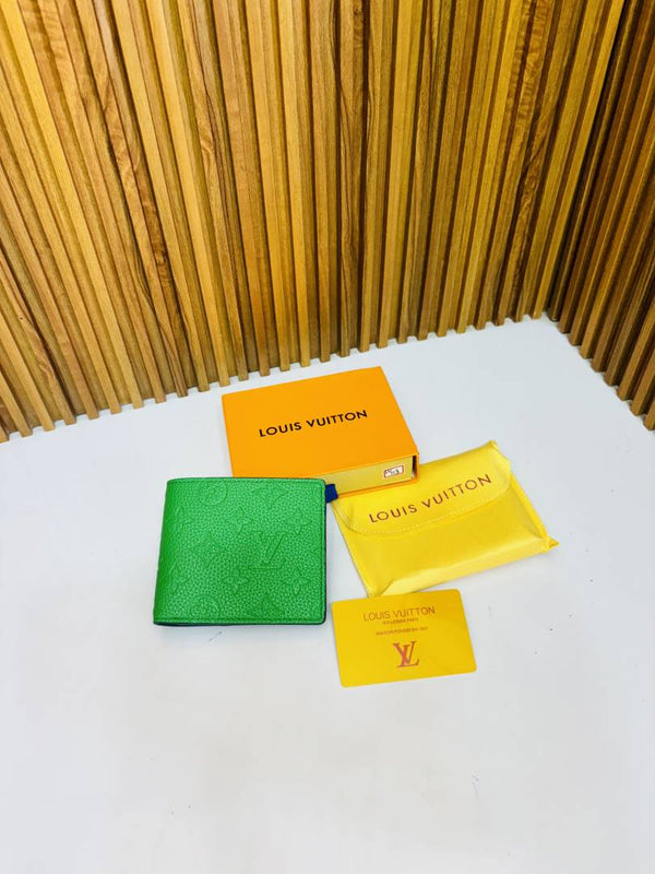 116 LV LOIUS VUTTON GREEN PREMIUM QUALITY WALLET