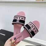 Chanel Hayden Classic Flats With OG Box & Dust Bag (Pink - 1073)