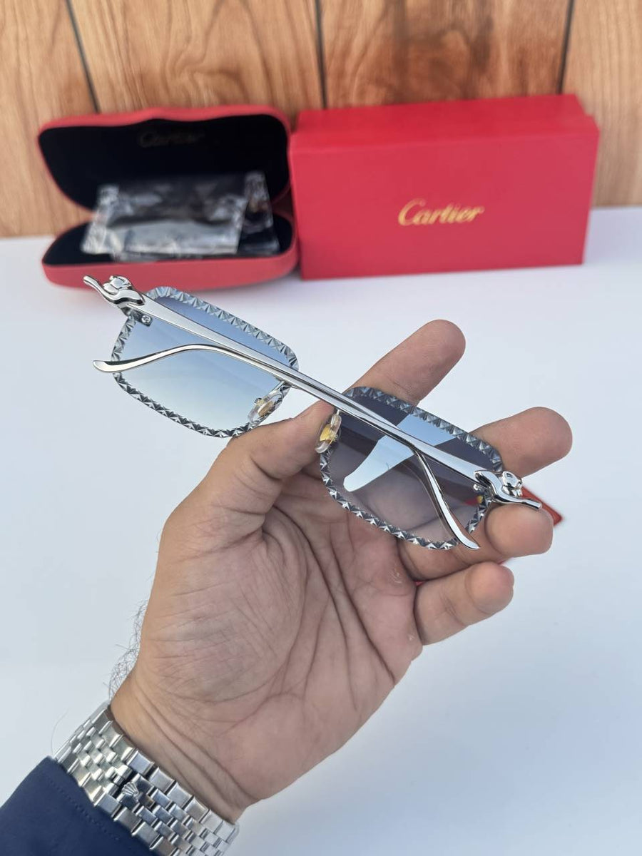 Cartier 2512 silver blue
