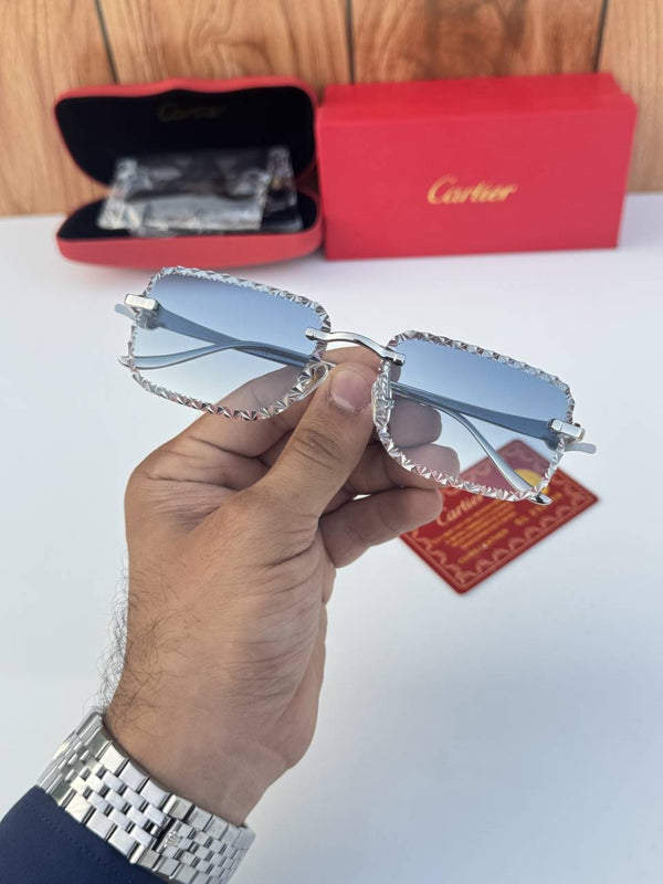 Cartier 2512 silver blue