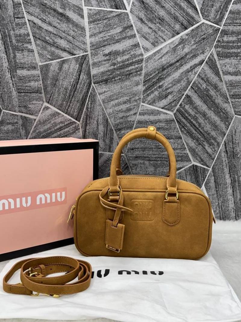 Miu Miu Suede Arcadie Brown With original Box
