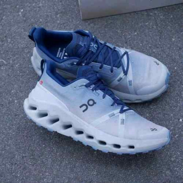 On Cloudsurfer Trail Waterproof Chambray Glacier 573
