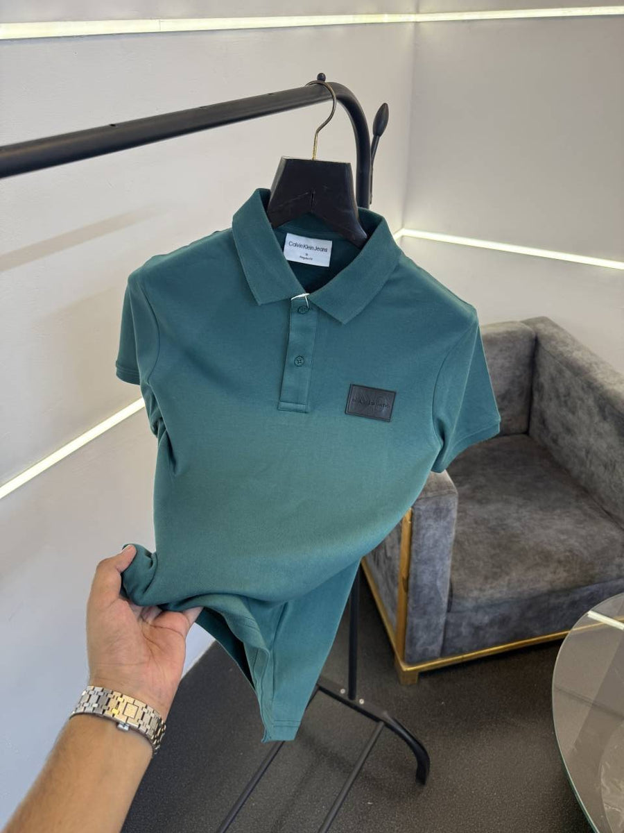 Calvin kline imported polo tshirt c green sale
