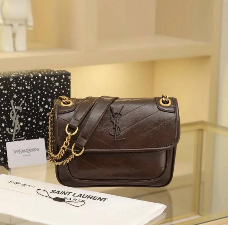 Ysl niki 1825 Small ShoulderBag With Original Box & DustCover